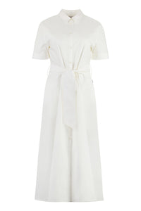 Cotton shirtdress